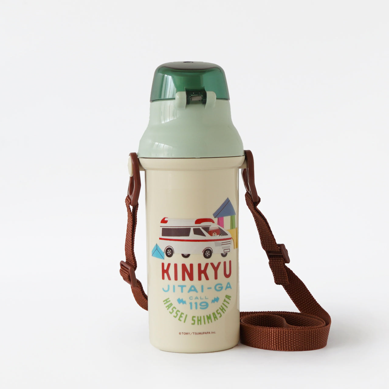 トムドリンクボトル トミカとトム】 抗菌 食洗機対応 直飲みプラワンタッチボトル – つ