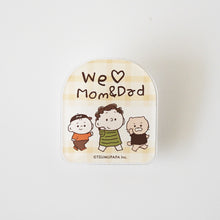 画像をギャラリービューアに読み込む, アクリルクリップ（we love mom&amp;dad)
