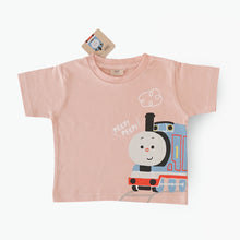 画像をギャラリービューアに読み込む, 【トーマス×つむぱぱ】キッズ半袖Tシャツ(ピンク)_80
