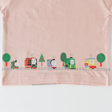 画像をギャラリービューアに読み込む, 【トーマス×つむぱぱ】キッズ半袖Tシャツ(ピンク)_80
