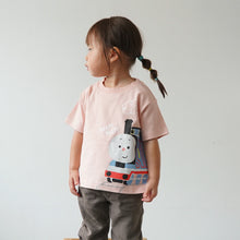 画像をギャラリービューアに読み込む, 【トーマス×つむぱぱ】キッズ半袖Tシャツ(ピンク)_80
