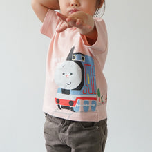 画像をギャラリービューアに読み込む, 【トーマス×つむぱぱ】キッズ半袖Tシャツ(ピンク)_80
