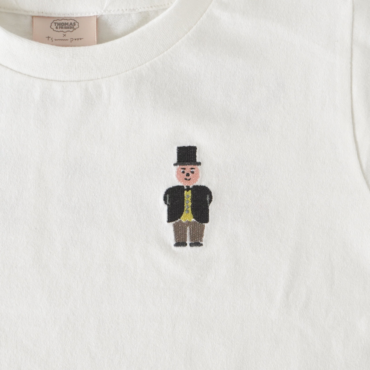 トーマス×つむぱぱ】キッズ半袖Tシャツ(ワンポイント刺繍)_90 – つ