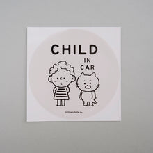 画像をギャラリービューアに読み込む, カーステッカー (CHILD IN CAR)

