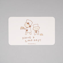 画像をギャラリービューアに読み込む, メッセージカード（HAVE A GOOD DAY）
