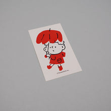 画像をギャラリービューアに読み込む, ステッカー　傘のつむぎ
