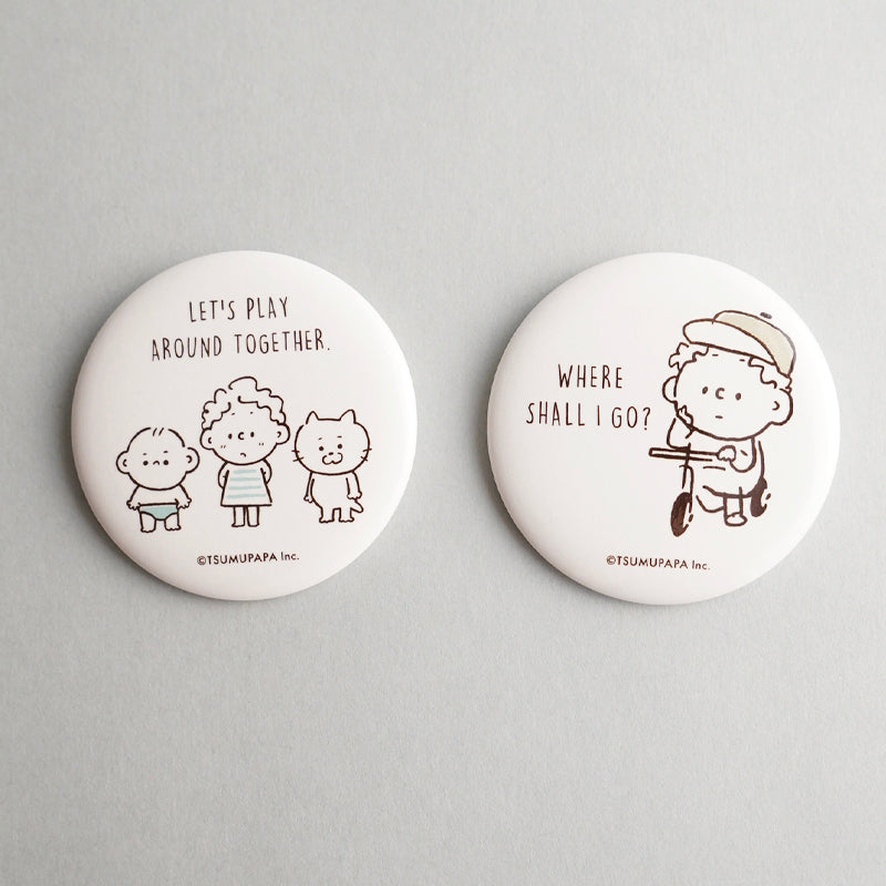 つむぎページ 缶バッジ 缶バッジL（TSUMUGI） – つむぱぱ公式オンラインショップ